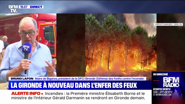 Bruno Lafon, maire de Biganos en Gironde: Il n'est pas normal en France qu'il n'y ait que 22 millions d'euros qui soient consacrés à la défense des forêts contre les incendies