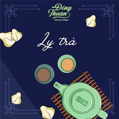 Ly trà miếng bánh trung thu Lòng no bụng ấm cho dù lẻ loi