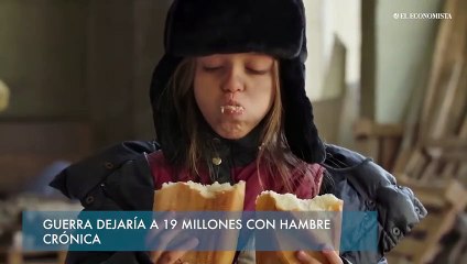 Guerra dejaría a 19 millones con hambre crónica