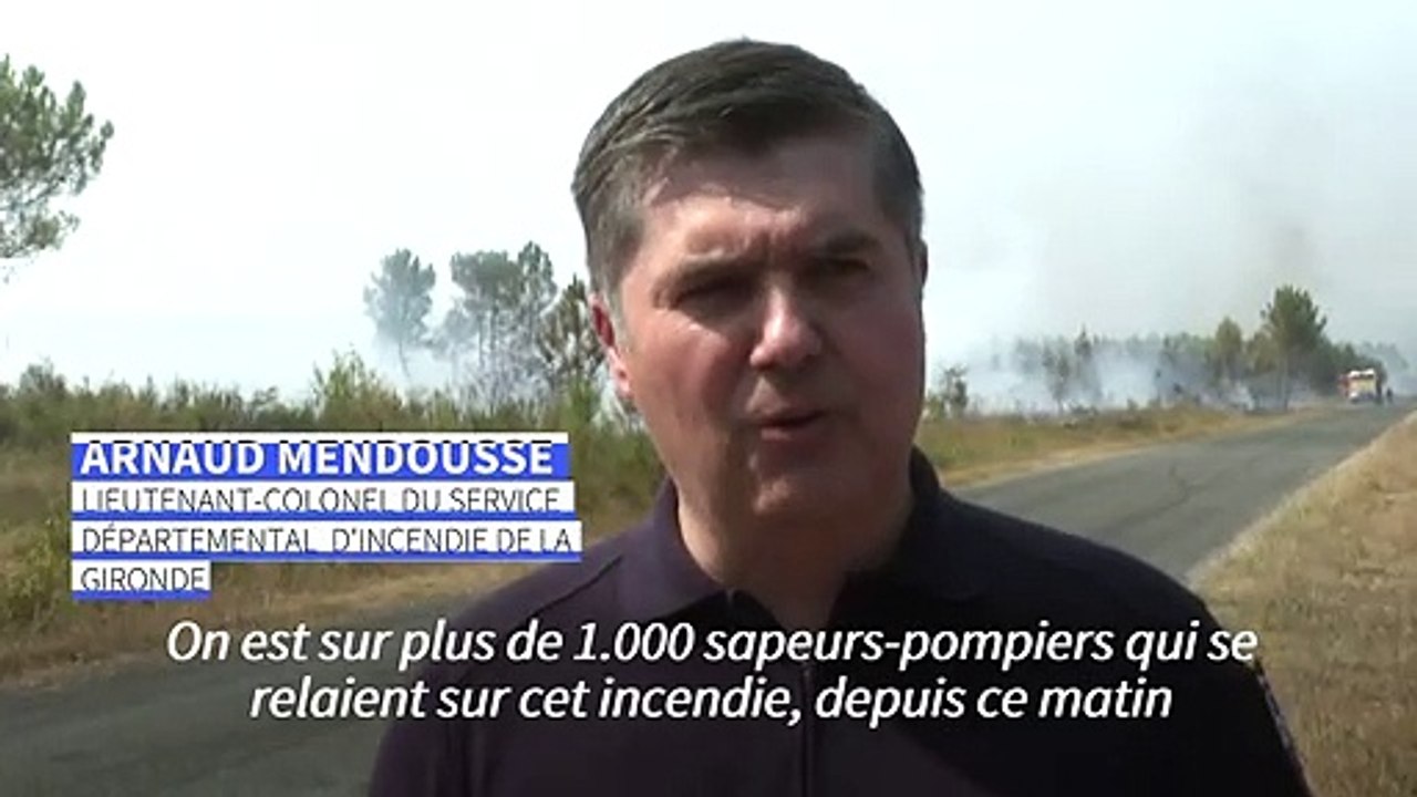 Un mois après, le feu reprend en Gironde, des milliers sont évacués