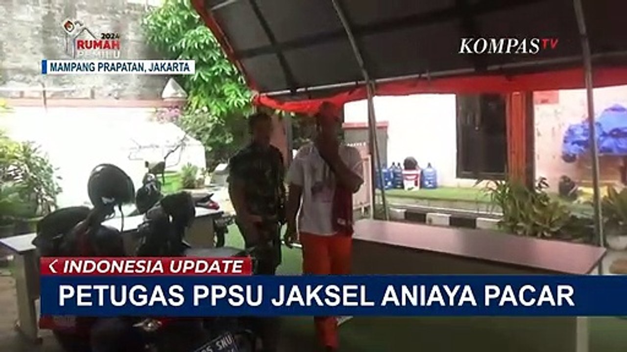 Terekam Video Amatir, Seorang Pria Petugas PPSU Tendang Hingga Tabrakkan Motor ke Pacarnya!