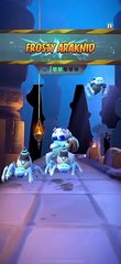 Frosty Araknid Battle Run Gameplay On Temple Ruins - Crash Bandicoot: On The Run!