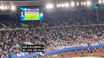 ASÍ CELEBRÓ LA AFICIÓN DEL REAL MADRID EL GOL DE ALABA EN LA SUPERCOPA