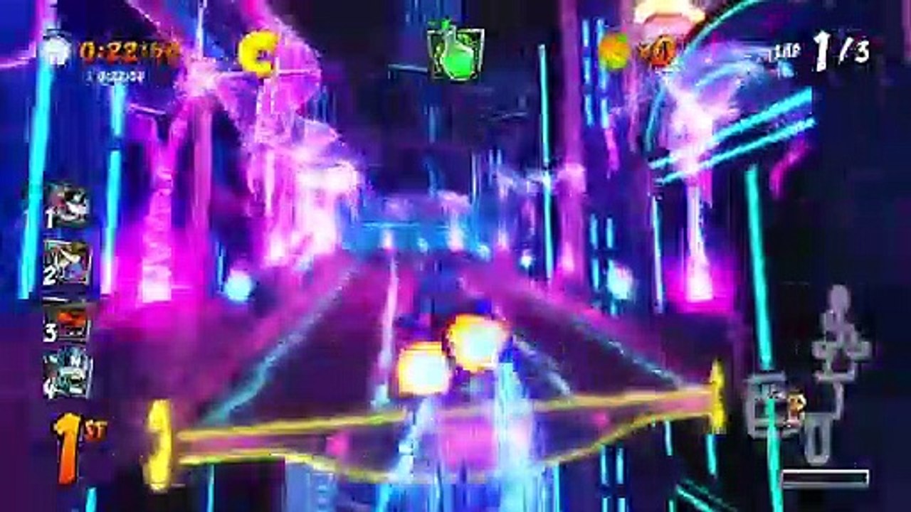 Electron Avenue CTR Challenge Gameplay - Crash Team Racing Nitro-Fueled