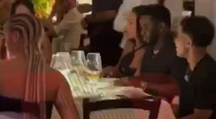 Diddy spotted eating dinner with Draya in Italy