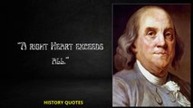Benjamin Franklin Top qoutes that history speaks [ History Quotes ]