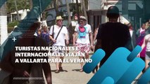 Turistas nacionales e internacionales viajan a Vallarta para verano | CPS Noticias Puerto Vallarta