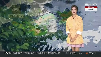 [날씨] 충남·경기 남부 많은 비…내일까지 집중호우