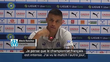 Marseille - Alexis Sanchez séduit par les qualités des joueurs de l'OM : "Ca m'a donné envie de venir ici"