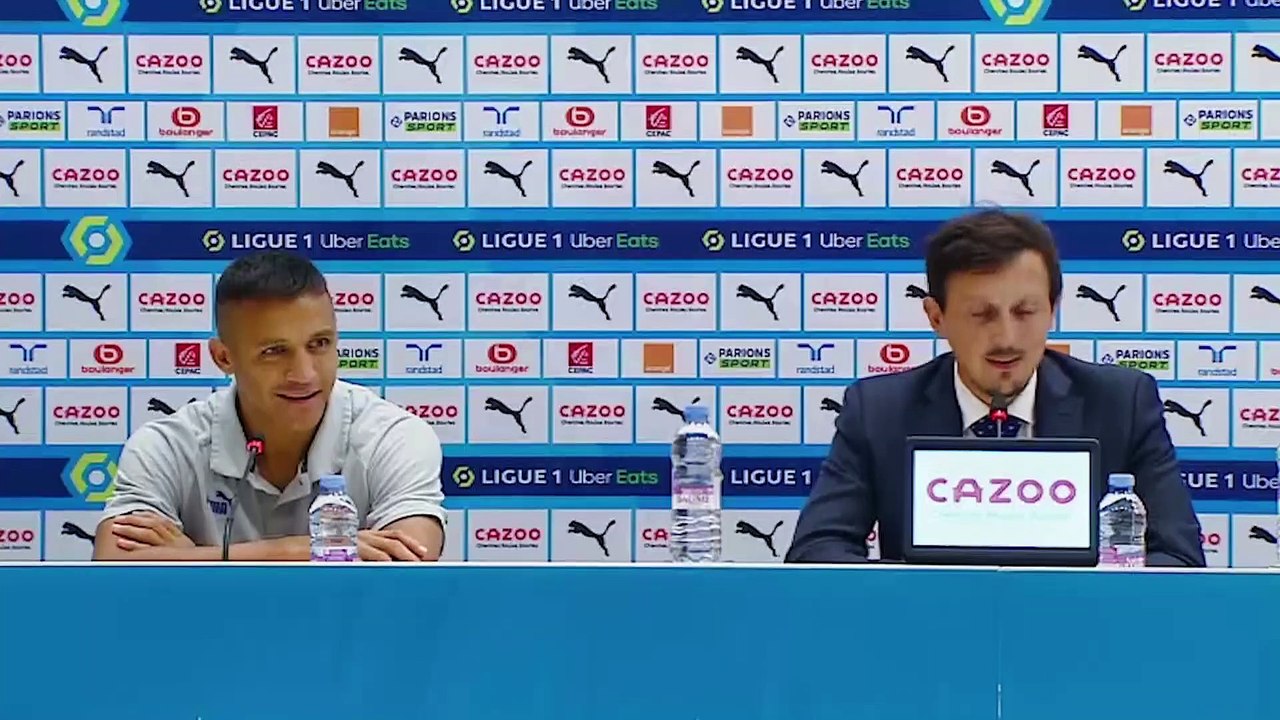 Alexis Sanchez à l'OM "c'est un défi pour moi de venir gagner ici à Marseille"