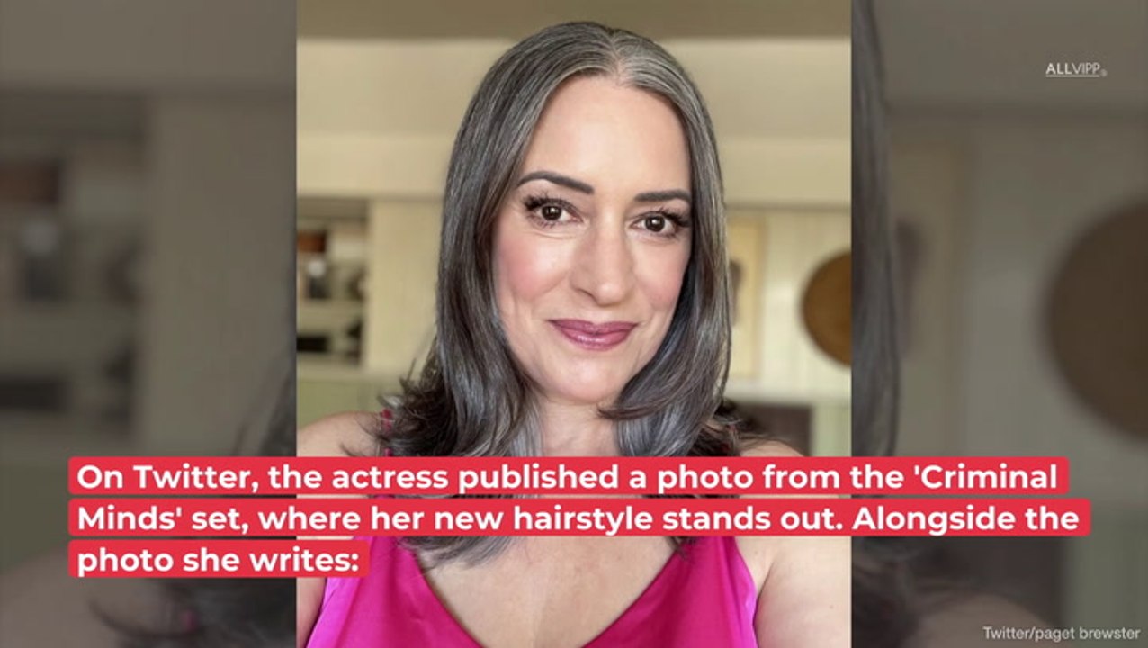 Paget Brewster: First Photo From 'Criminal Minds' Set & "Prentiss" Has Completely Changed!