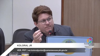 Vereador detona prefeito de Sousa durante sessão da Câmara: “É um desrespeito descabido”