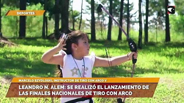 Leandro N. Alem: se realizó el lanzamiento de las finales nacionales de tiro con arco