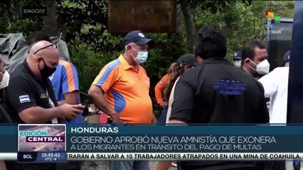 Gobierno de Honduras exonerará a los migrantes de tránsito del pago de multas