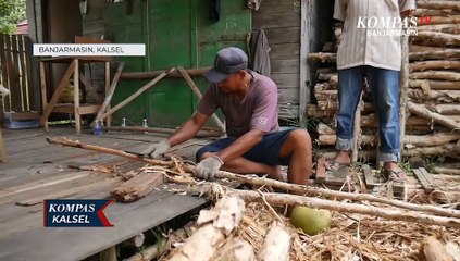 Kayu Galam, Kelengkapan untuk Tiang Bendera Peringatan Hari Kemerdekaan Masih Sepi Pembeli