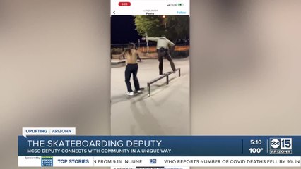 MCSO deputy skates his way into the hearts of kids across the Valley
