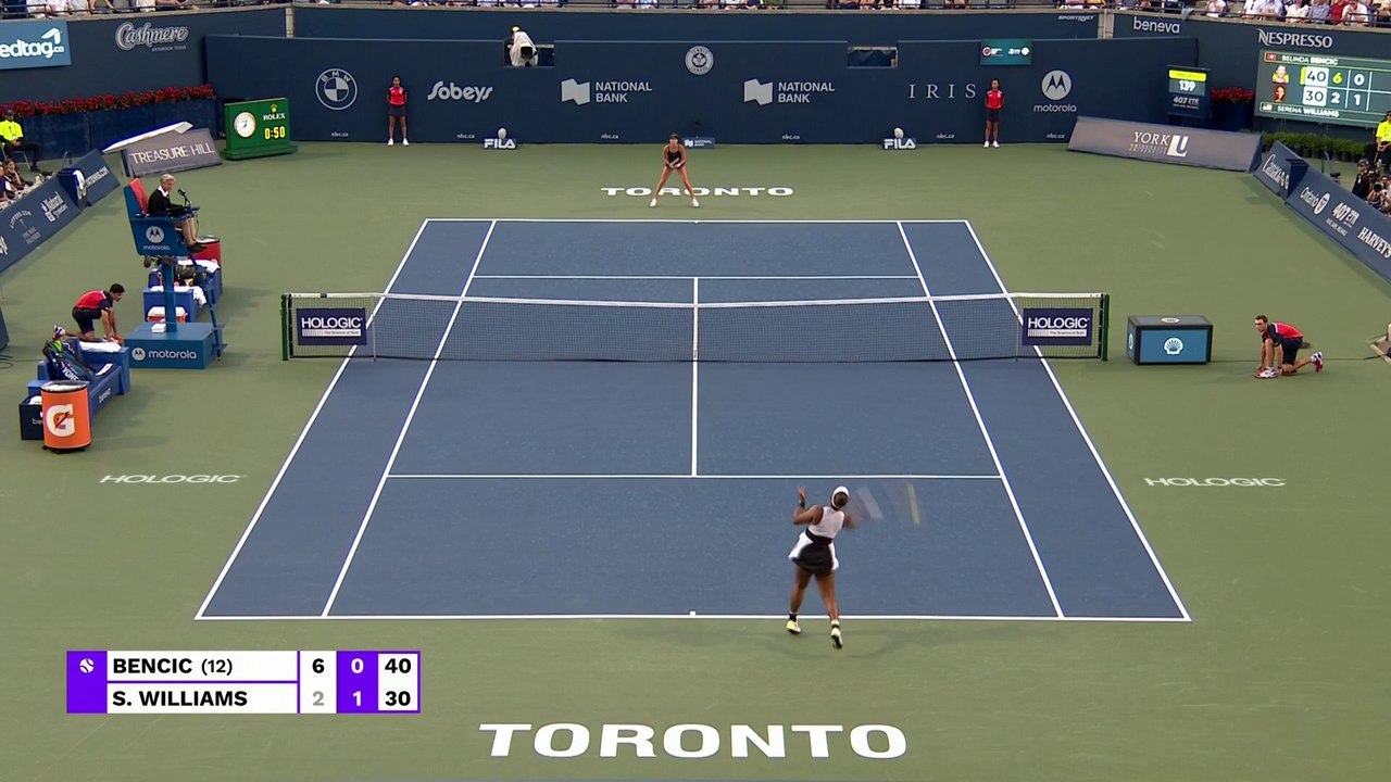 Bencic v Serena Williams