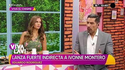 "Ganó por victimizarse": Eduardo Rodríguez critica triunfo de Ivonne Montero