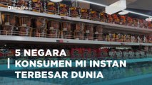 5 Negara dengan Konsumsi Mi Instan Terbanyak Dunia, Ada Indonesia | Katadata Indonesia