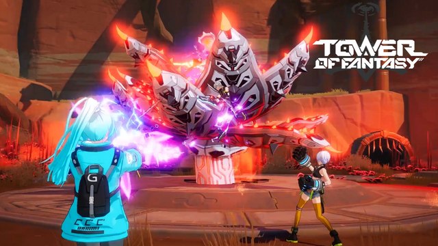 Gameplay en comvat de Tower of Fantasy