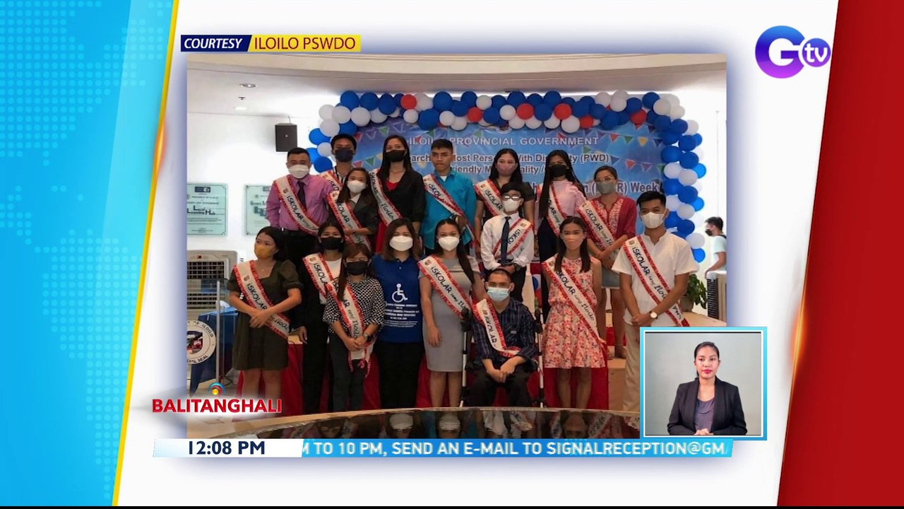 Ilang PWD at indigent na scholar ng Iloilo Prov...