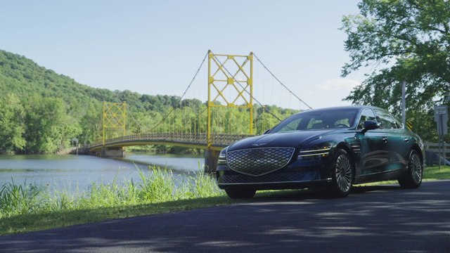 Genesis Electrified G80 Design in Matira Blue