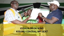 Joshua Oron wins Kisumu Central MP seat