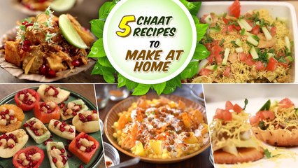 5 Yummy Chaat Recipes To Relish This Season | Sev Puri, Bhel Puri, Dahi Boondi Chaat, Aloo Chaat