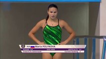 Maria Polykova (Russia) _ 3m Springboard - European Diving Championships