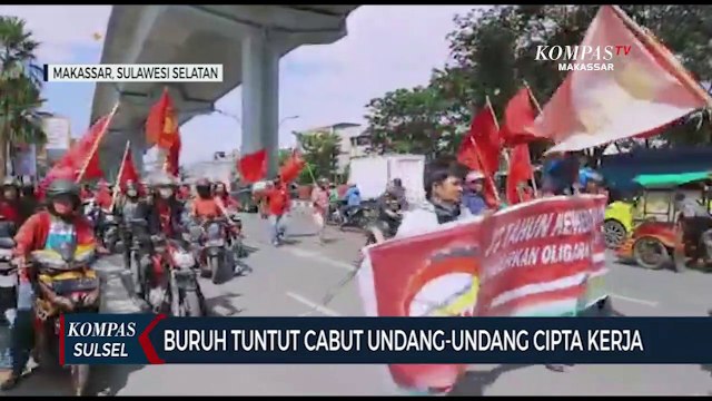 Buruh Tuntut Cabut Undang-Undang Cipta Kerja