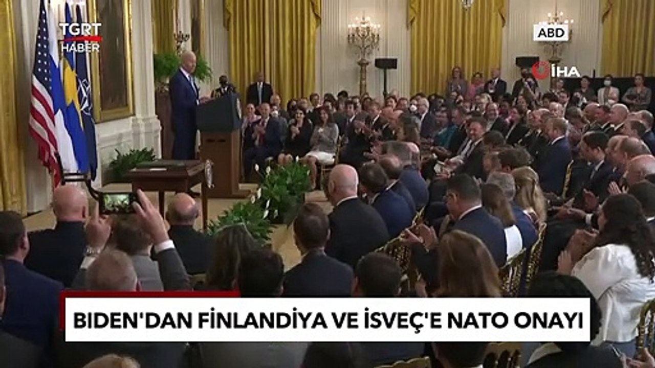 Biden İsveç ve Finlandiya'nın NATO Üyeliği İçin Onay Belgesini İmzaladı