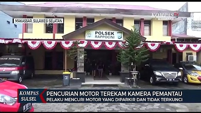 Pencurian Sepeda Motor Dirumah Kost Terekam CCTV