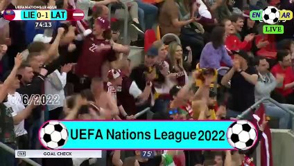 Latvia 1-0 Liechtenstein / ليختنشتاين0-1لاتفيا -  UEFA Nations League2022