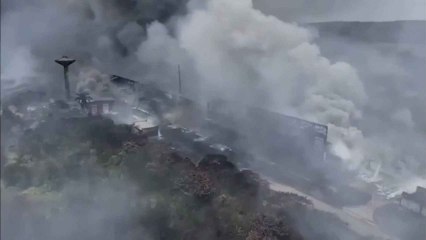 Controlado el incendio de Cuba