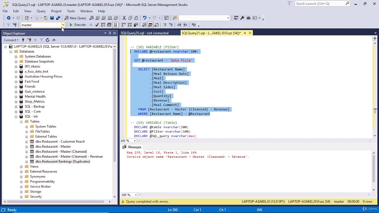 Using Variables