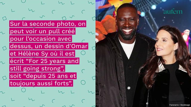 Omar Sy : pour ses 25 ans d’amour il dévoile un rare photo inédite avec sa femme Hélène