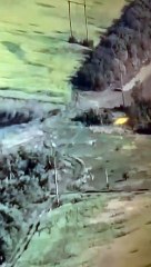 Tank Gets Stuck in a Pond