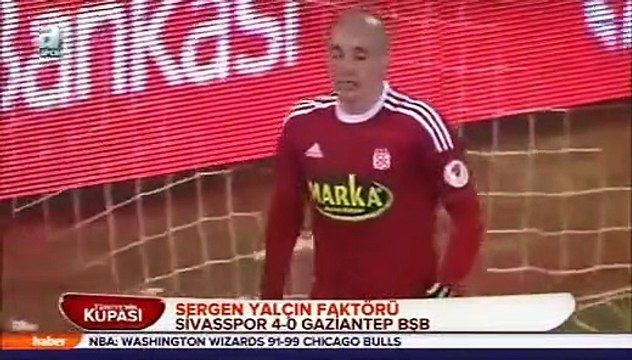 Sivasspor 4-0 Gaziantep Büyükşehir Belediyespor 24.12.2014 - 2014-2015 Turkish Cup Group D Matchday 3