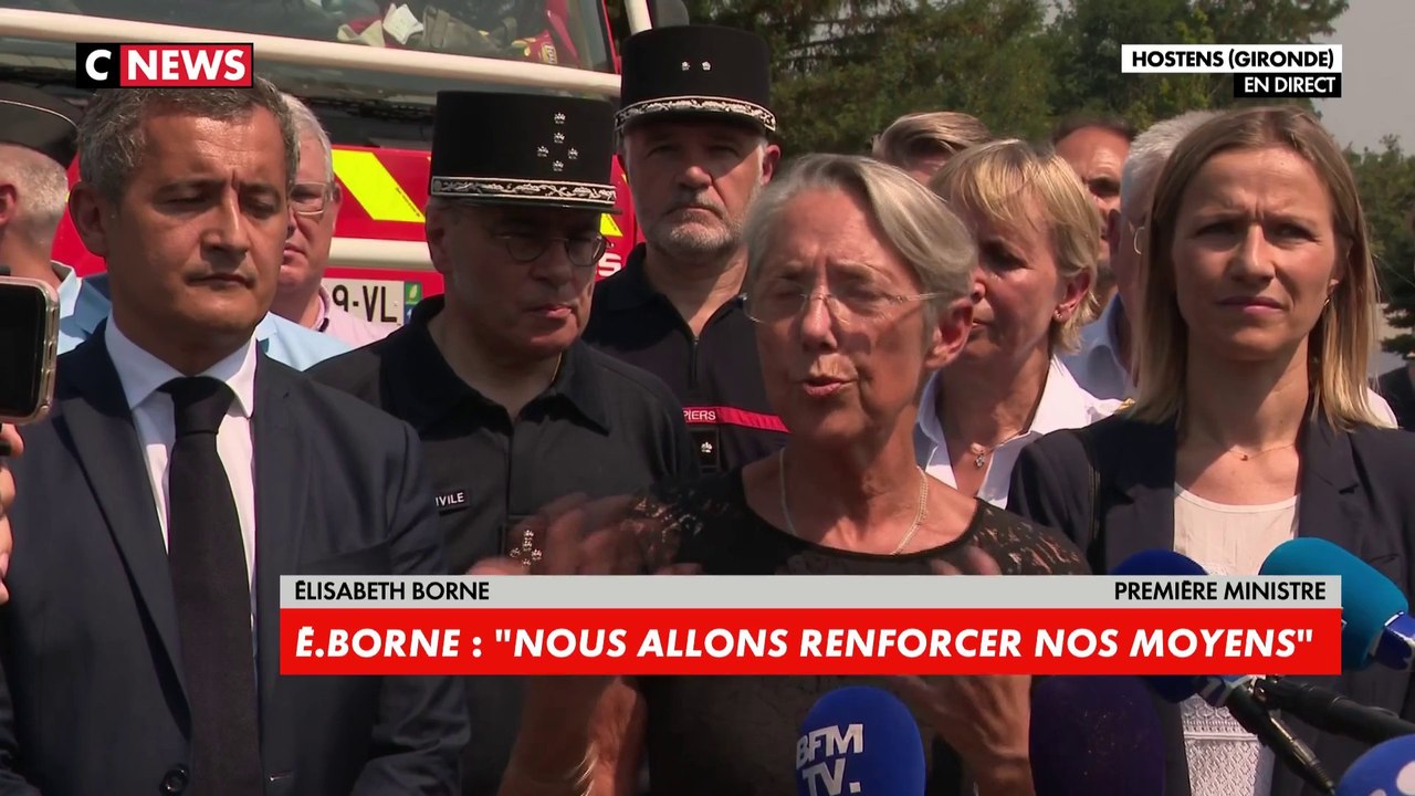 Élisabeth Borne sur les incendies : «Nous sommes en train de renforcer nos moyens pour mieux lutter à l'avenir»