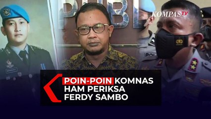 Poin-poin Komnas HAM Jika Nanti Periksa Ferdy Sambo
