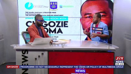 Chigozie Obioma to speak at Samira Bawumia Literature Prize seminar - AM Show on Joy News