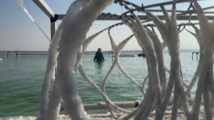 Le bellissime sculture di sale dell'israeliana Sigalit Landau