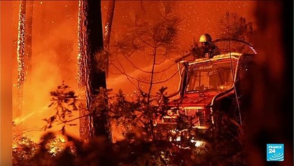 Incendie en France: La Gironde lutte contre le feu