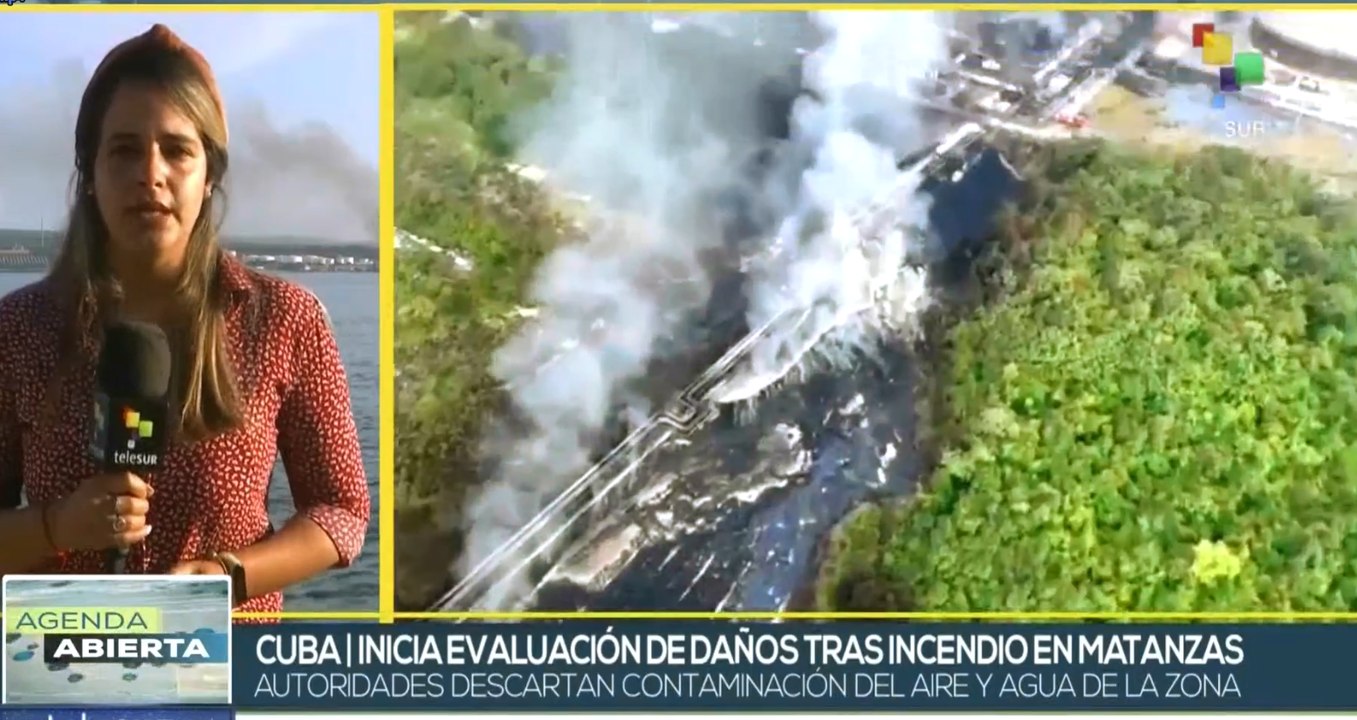 En Cuba Inicia evaluación de daños tras incendio en Matanzas