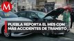 Aumentan accidentes viales en Puebla