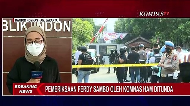 Pemeriksaan Irjen Ferdy Sambo oleh Komnas HAM Ditunda, Ada Apa?