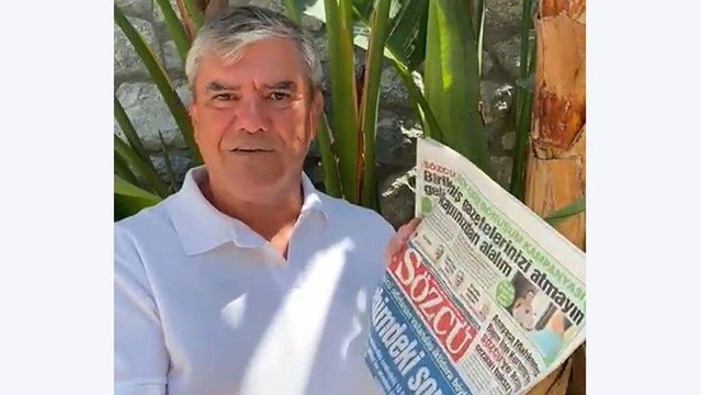 SÖZCÜ'nün geri dönüşüm kampanyasına Yılmaz Özdil'den destek