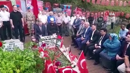 Şehit Eren Bülbül ölümünün 5. yıldönümünde mezarı başında anıldı