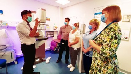 Health Secretary Humza Yousaf Visited Forth Valley Royal Hospital