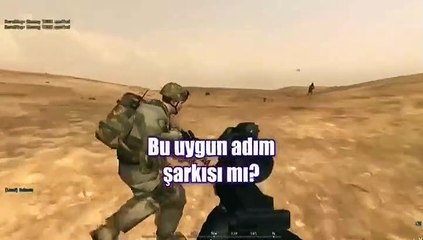 Oyunda karşılaştığı Macar'a Komando Marşı öğreten Türk